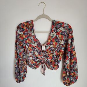H&M Multicolor Floral Blouse